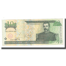 Banknote, Dominican Republic, 10 Pesos Oro, 2001, KM:168a, VF(30-35)