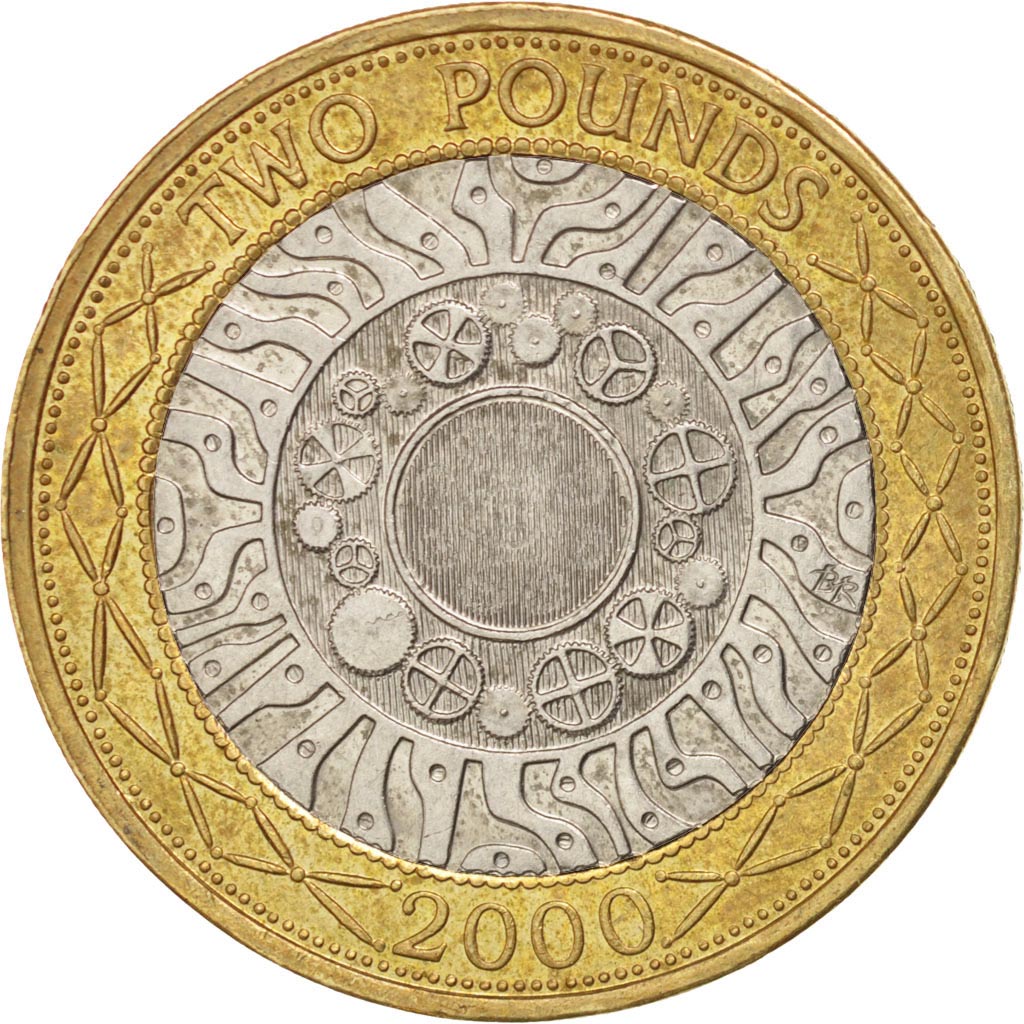 Grande Bretagne, Elisabeth II, 2 Livres 2000, KM 994