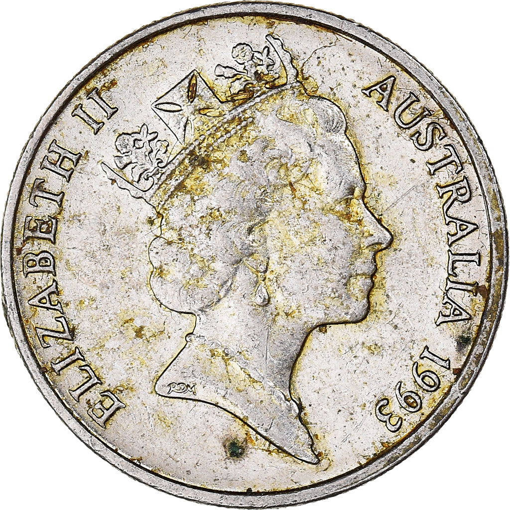 Moeda, Austrália, 5 Cents, 1993