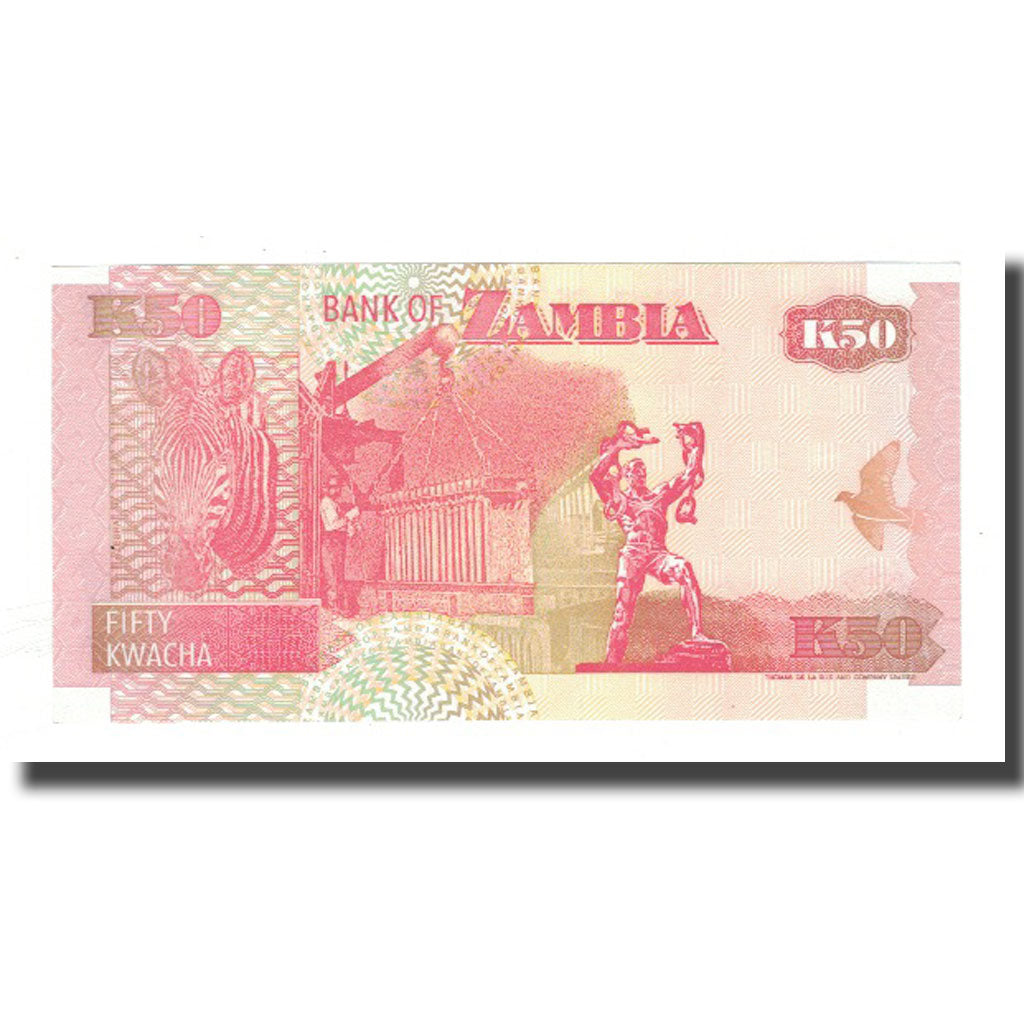 Banknote, Zambia, 50 Kwacha, 2003, KM:37D, UNC(65-70)