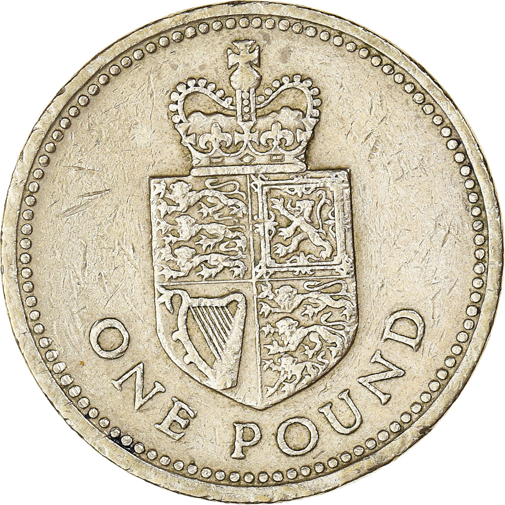 Münze, Großbritannien, Pound, 1988