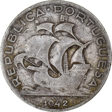 Monnaie, Portugal, 5 Escudos, 1942