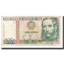 Banknote, Peru, 1000 Intis, 1987, 1987-06-26, KM:136b, VF(20-25)