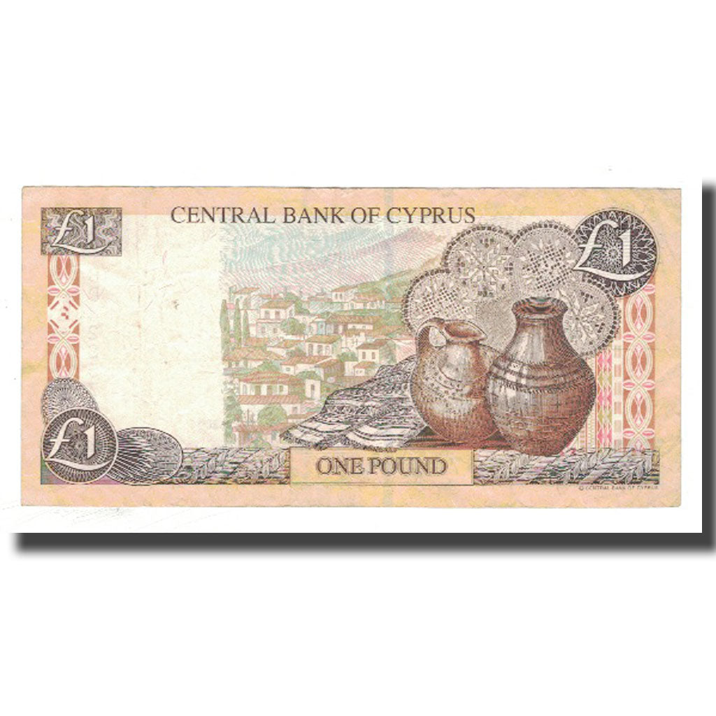 Banknote, Cyprus, 1 Pound, 2004, 2004-04-01, KM:60d, VF(20-25)