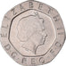 Moneda, Gran Bretaña, 20 Pence, 1998