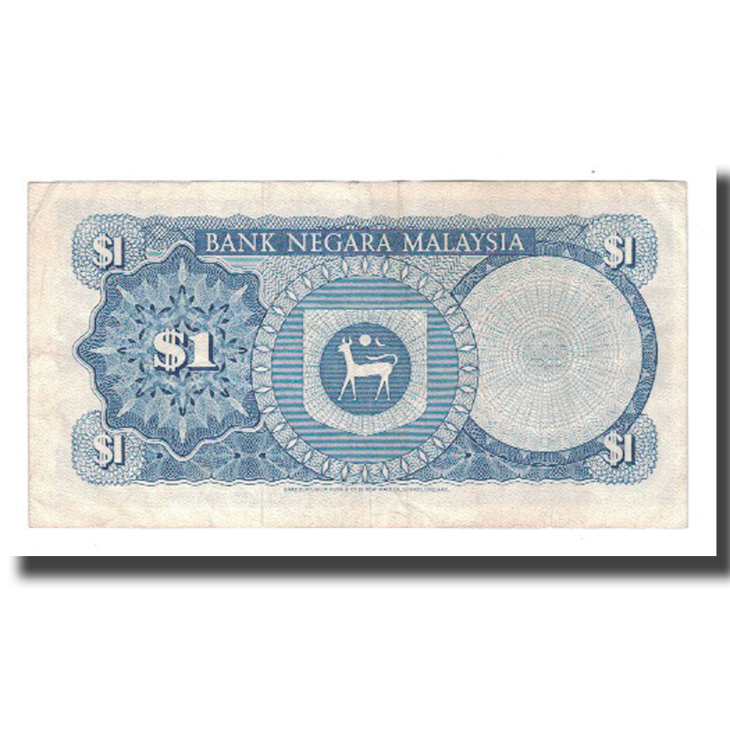 Biljet, Maleisië, 1 Ringgit, KM:13a, TB