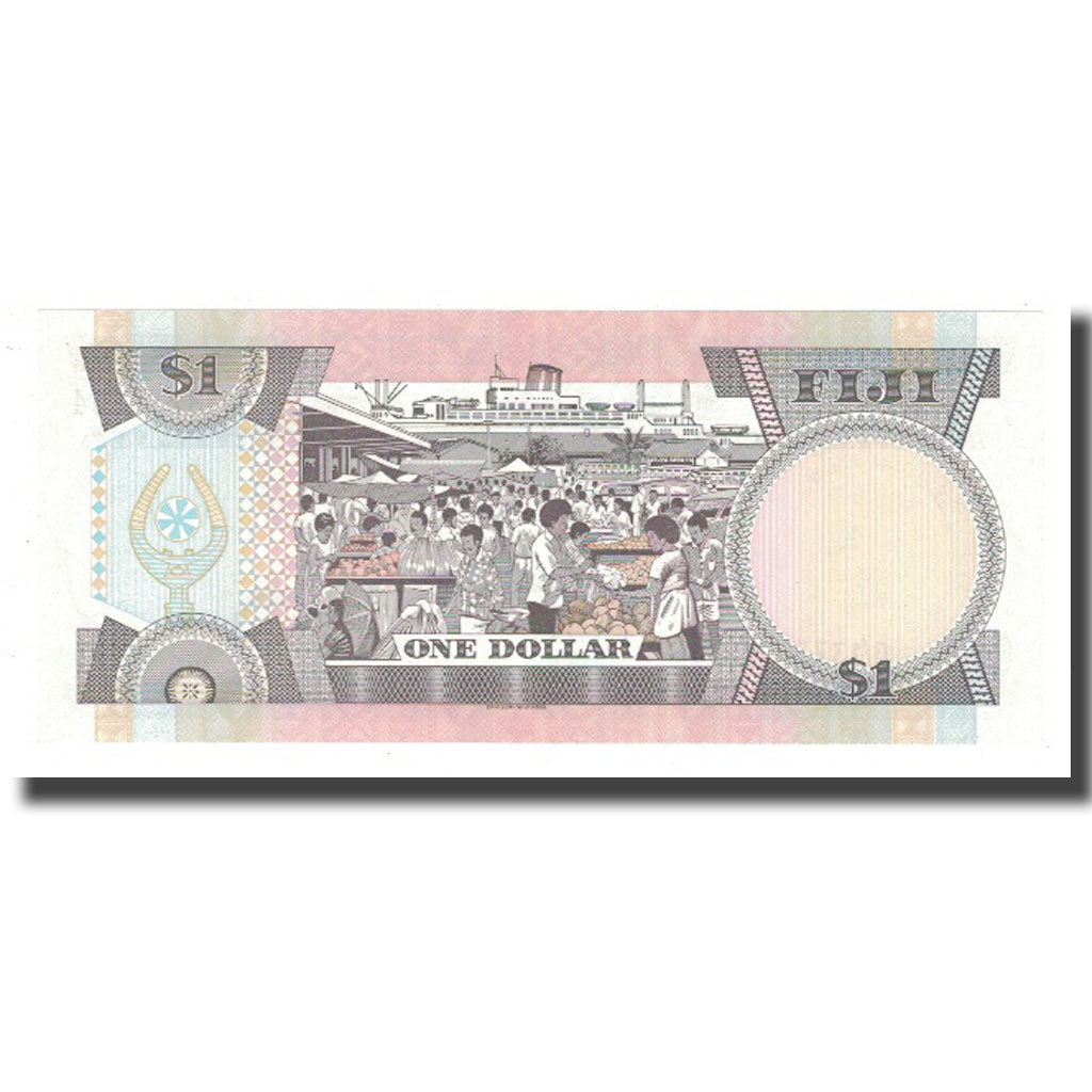 Banknote, Fiji, 1 Dollar, KM:86a, UNC(65-70)