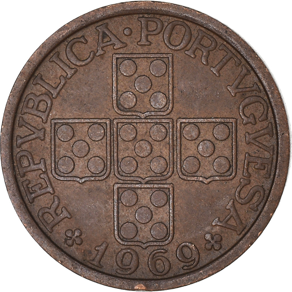 Coin, Portugal, 20 Centavos, 1969