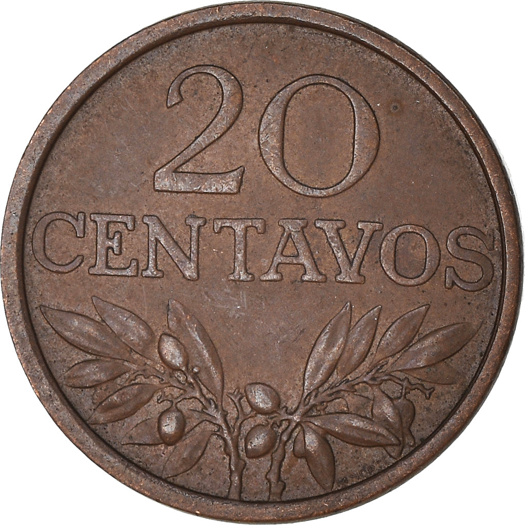 Coin, Portugal, 20 Centavos, 1969