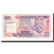 Banknote, Sri Lanka, 20 Rupees, 1991, 1991-01-01, KM:103a, VF(20-25)