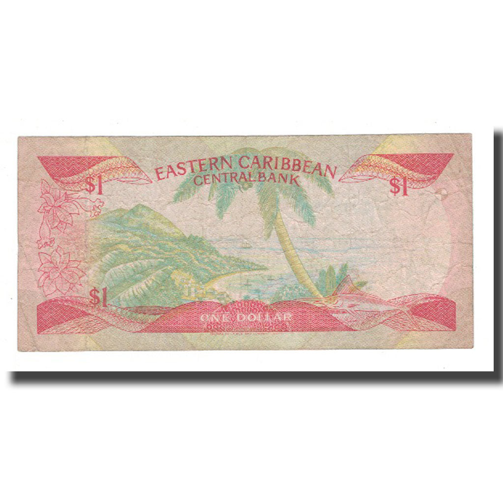 Banknote, East Caribbean States, 1 Dollar, KM:17k, VF(20-25)