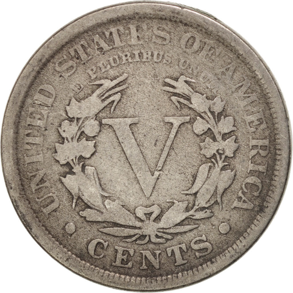 UNITED STATES, Liberty Nickel, 5 Cents, 1907, U.S. Mint, KM #112, VF(20-25),...