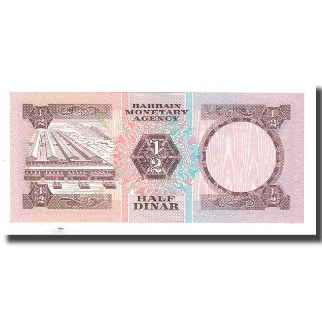 Banknote, Bahrain, 1/2 Dinar, KM:7, UNC(65-70)