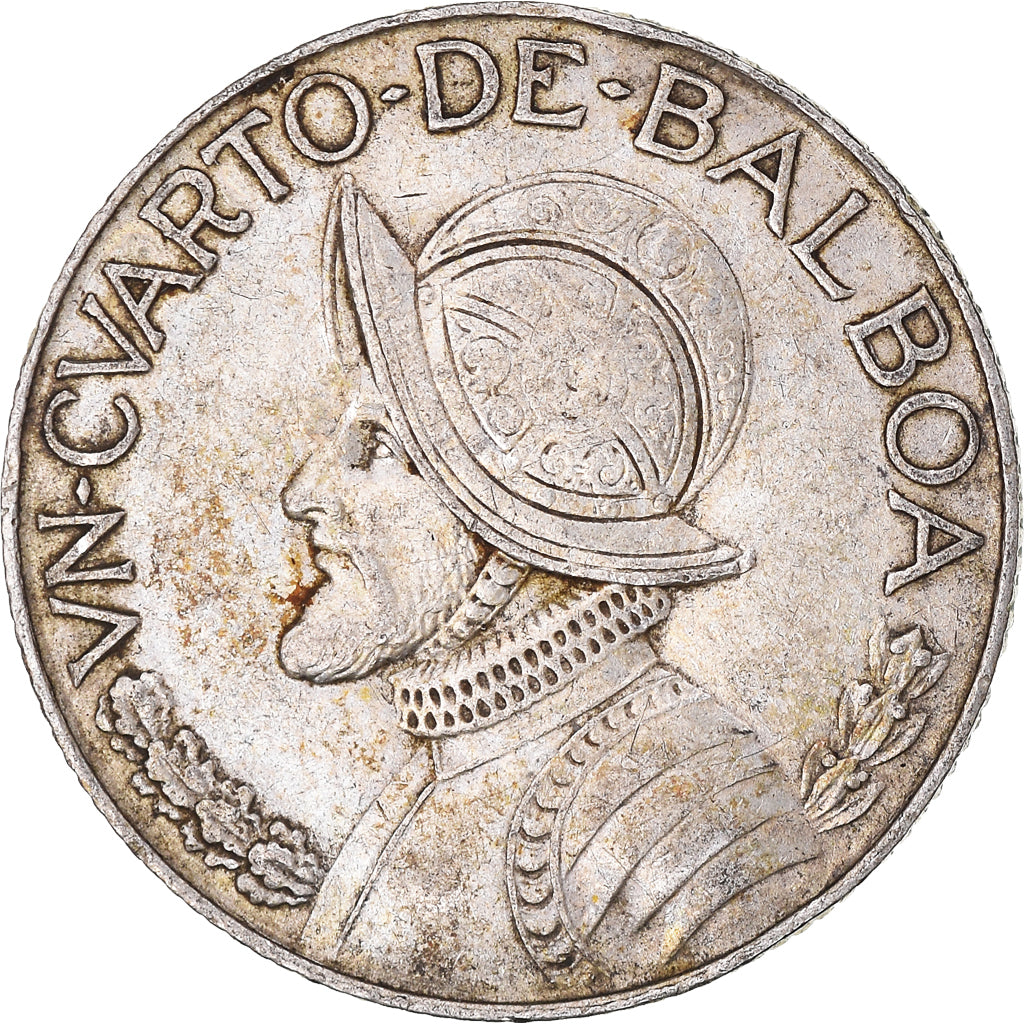 Moneda, Panamá, 1/4 Balboa, 1962