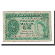 Banconote, Hong Kong, 1 Dollar, 1958, 1958-07-01, KM:324Ab, MB