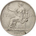 ITALY, Lira, 1924, Rome, KM #62, EF(40-45), Nickel, 27, 7.88