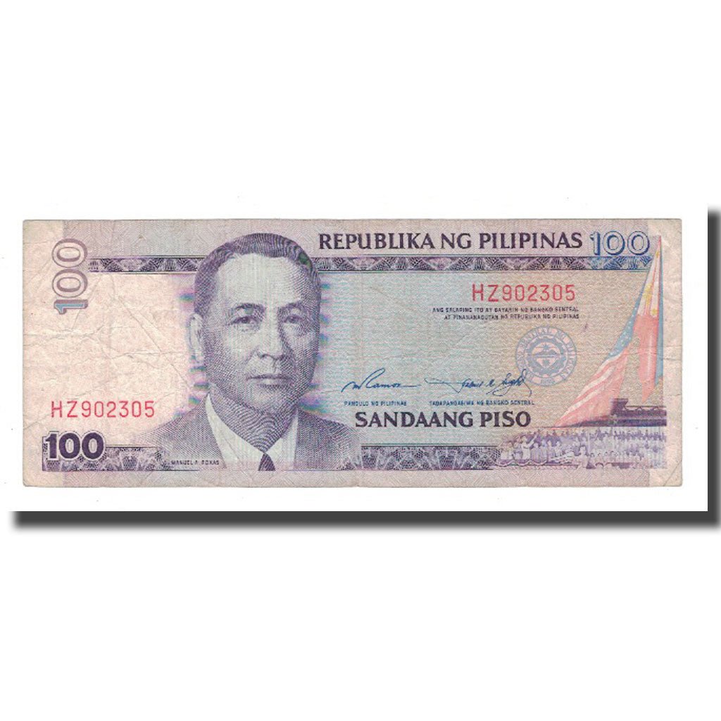 Banknote, Philippines, 100 Piso, KM:184a, VF(20-25)