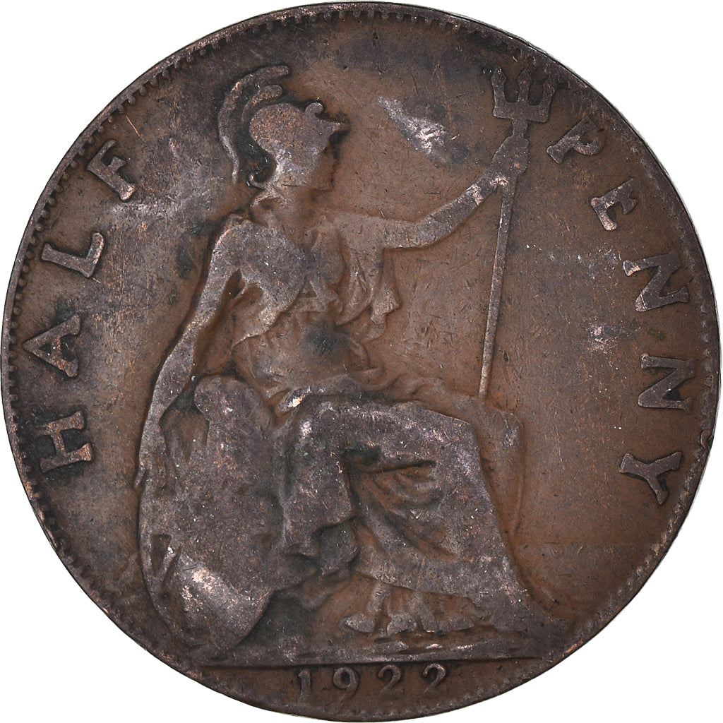 Moneta, Gran Bretagna, 1/2 Penny, 1922