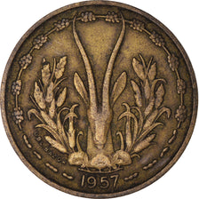Coin, French West Africa, 10 Francs, 1957