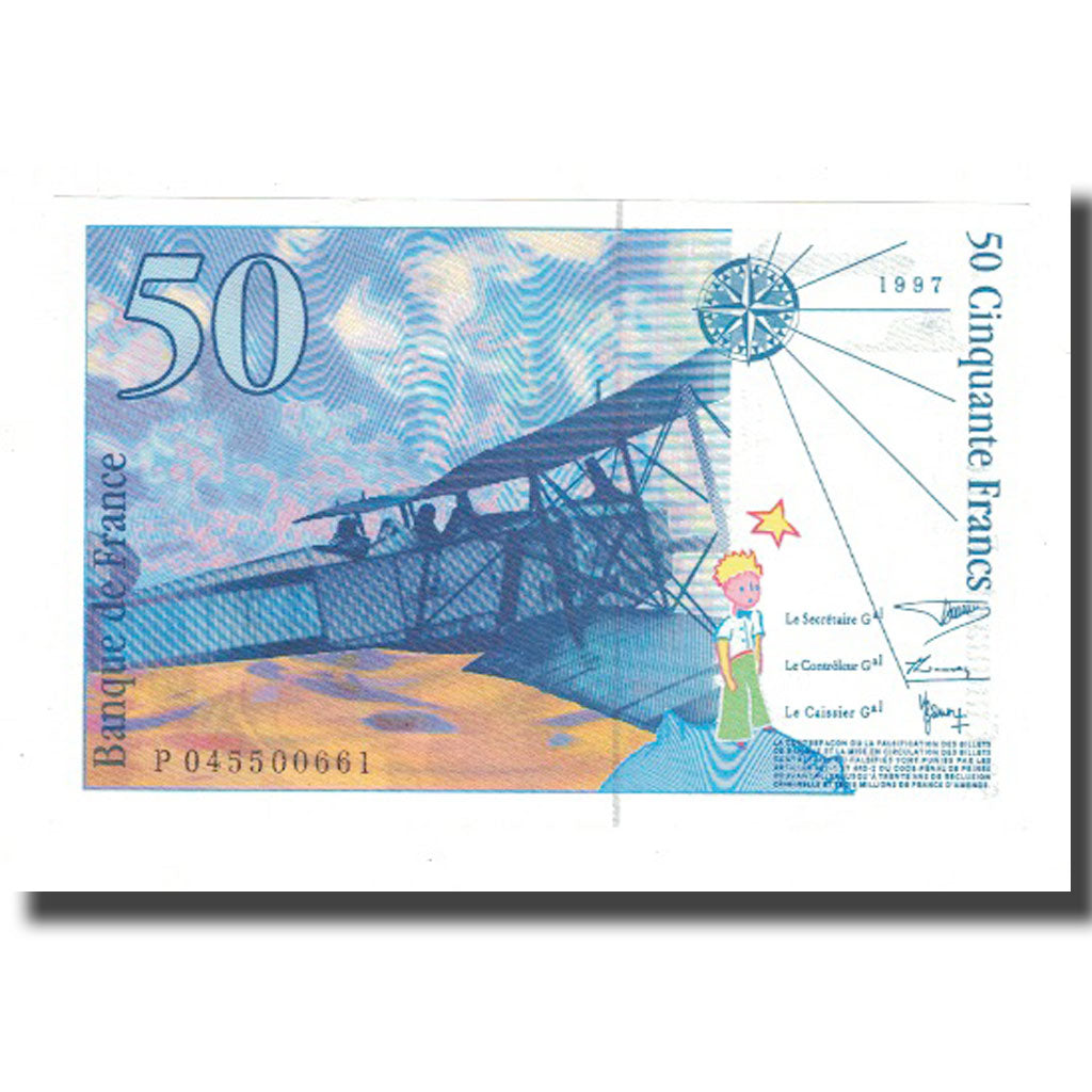 France, 50 Francs, 1997, UNC(65-70), Fayette:73.4, KM:157Ad