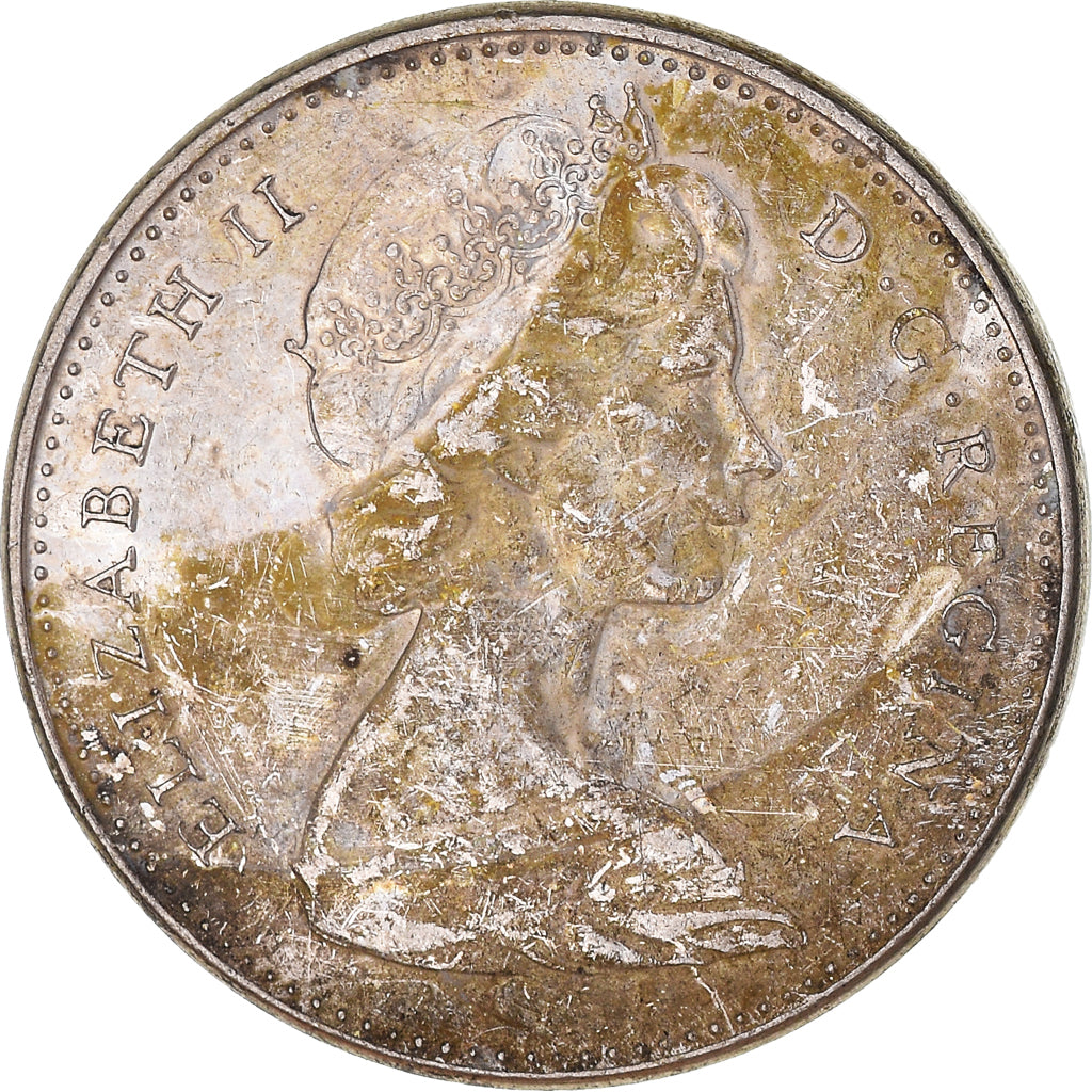 Coin, Canada, 5 Cents, 1973