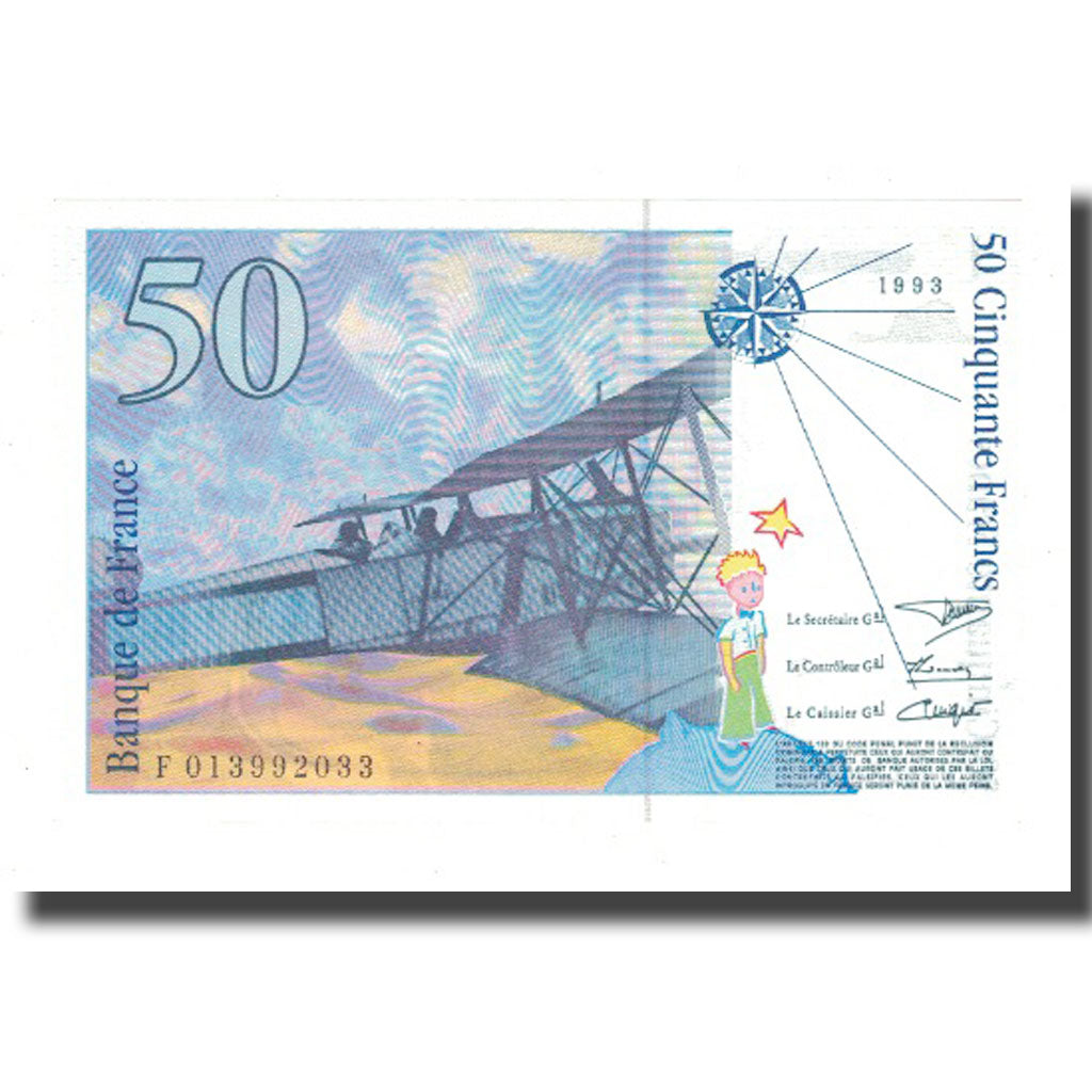 France, 50 Francs, 1993, NEUF, Fayette:72.2, KM:157Ab