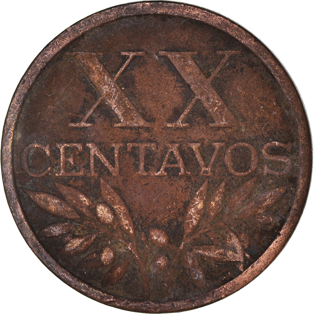 Monnaie, Portugal, 20 Centavos, 1962
