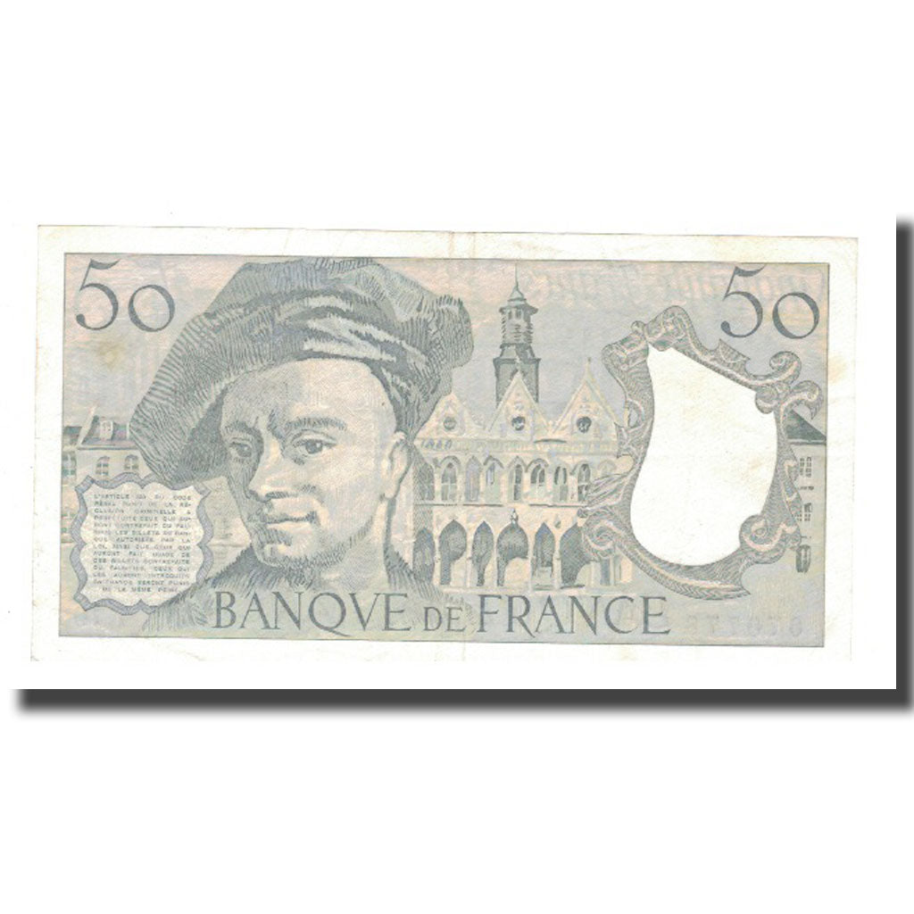 France, 50 Francs, 1992, EF(40-45), Fayette:67.18, KM:152f