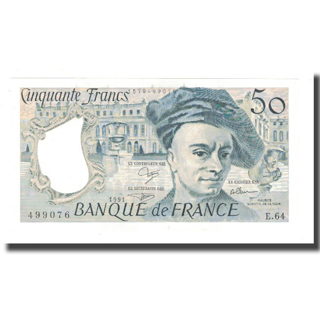 France, 50 Francs, 1991, AU(50-53), Fayette:67.17, KM:152e