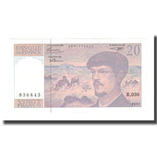 France, 20 Francs, 1992, EF(40-45), Fayette:66bis.3, KM:151f