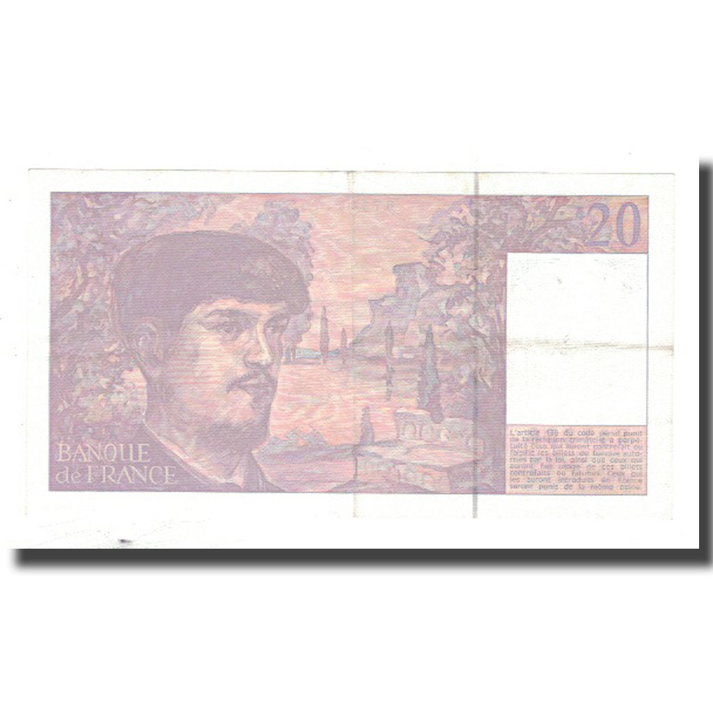 France, 20 Francs, 1991, AU(55-58), Fayette:66Bis.2, KM:151e