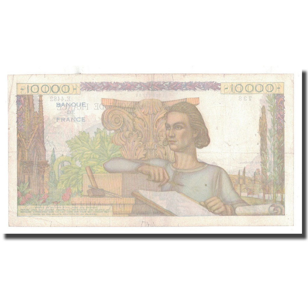 Francia, 10,000 Francs, 1953, 1953-04-02, MB, Fayette:50.64, KM:132d