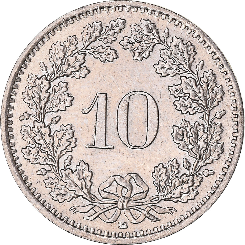 Moneda, Suiza, 10 Rappen, 1992