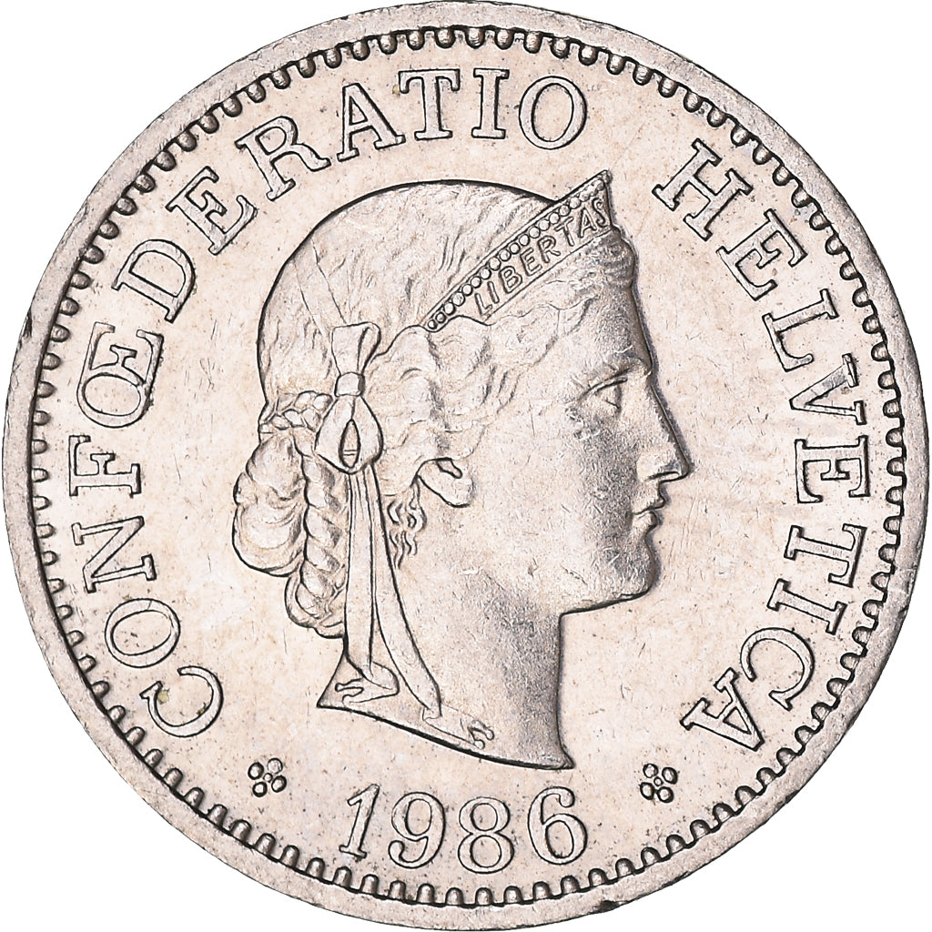 Moneta, Svizzera, 10 Rappen, 1986