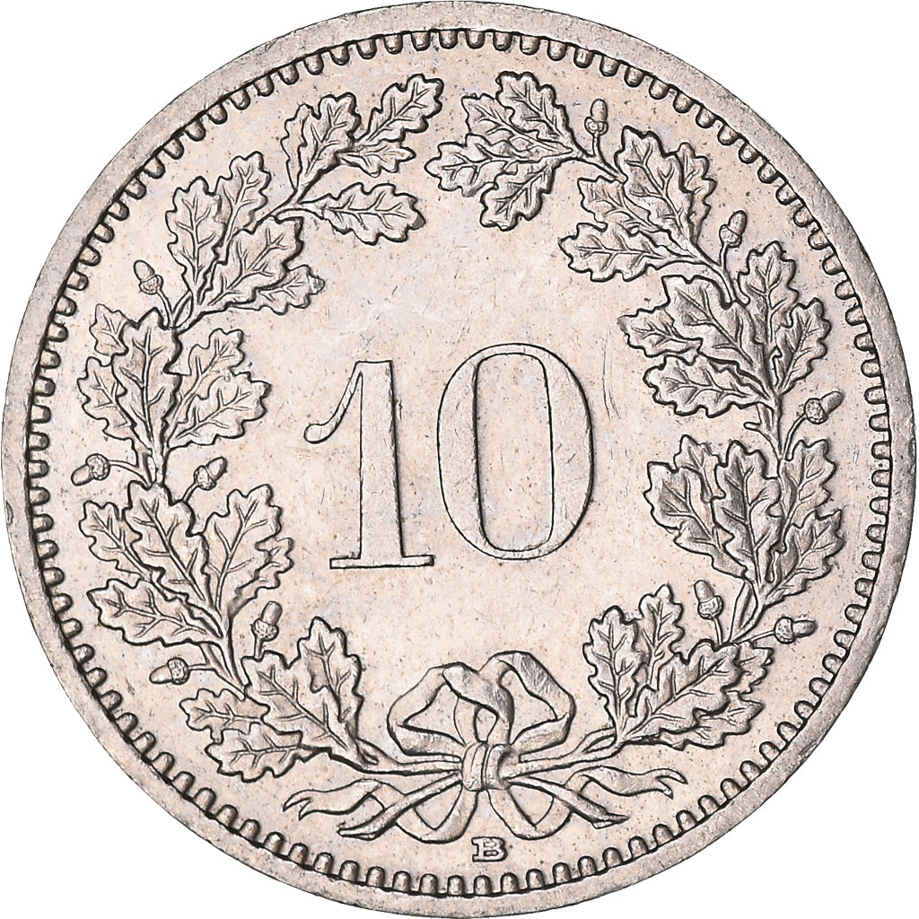 Moneta, Svizzera, 10 Rappen, 1986