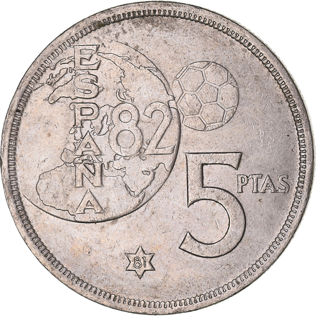 Coin, Spain, 5 Pesetas, 1980-1981