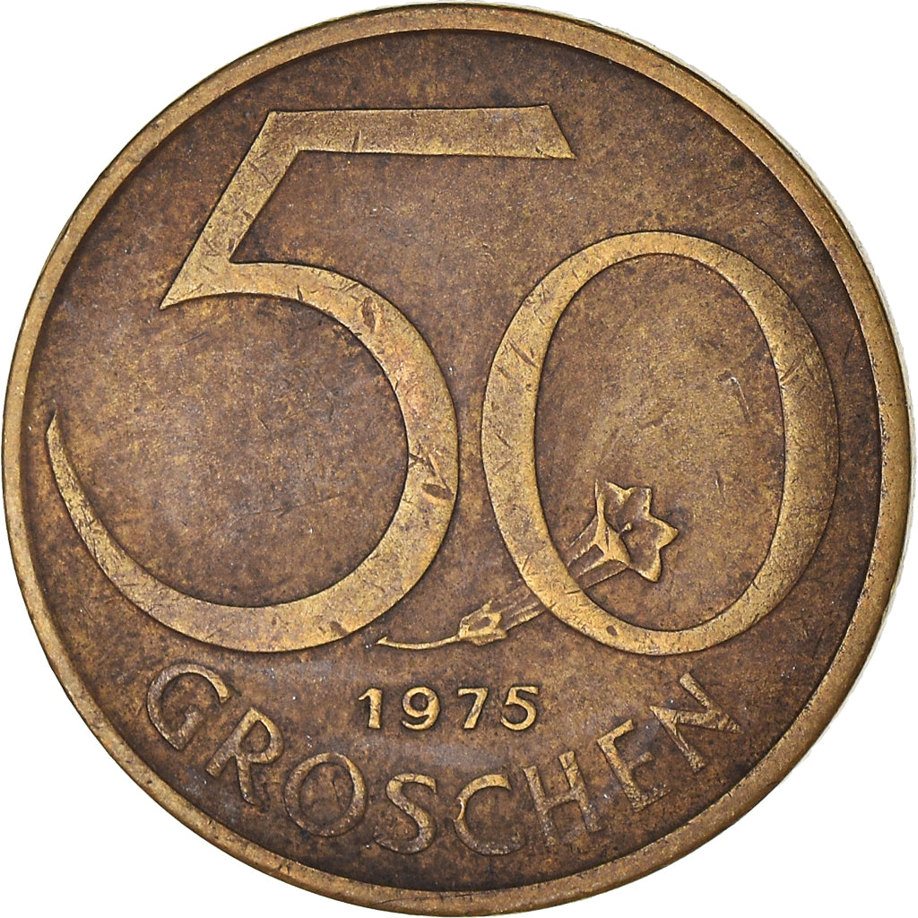 Coin, Austria, 50 Groschen, 1975
