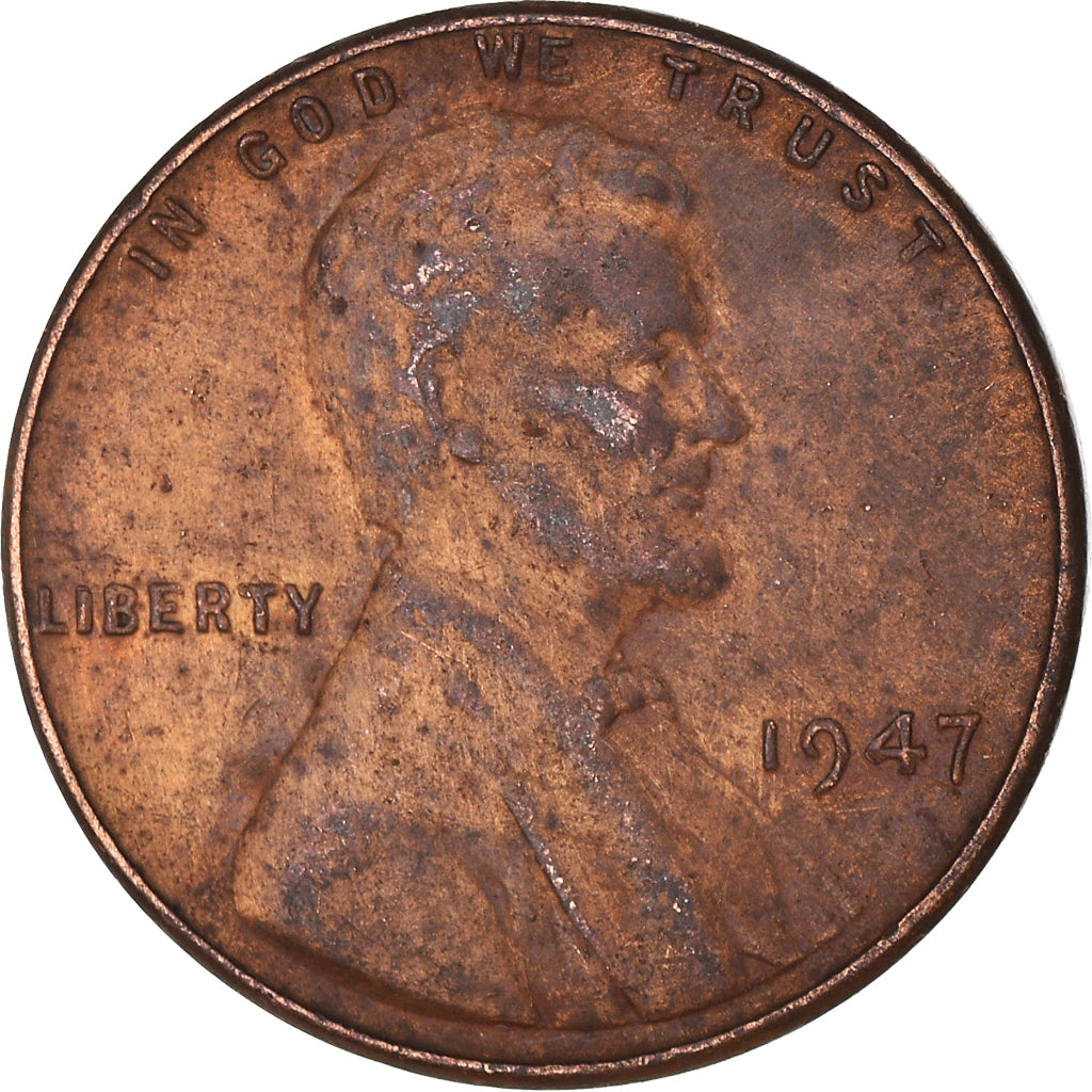 Monnaie, États-Unis, Cent, 1947