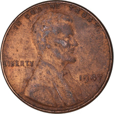 Monnaie, États-Unis, Cent, 1947