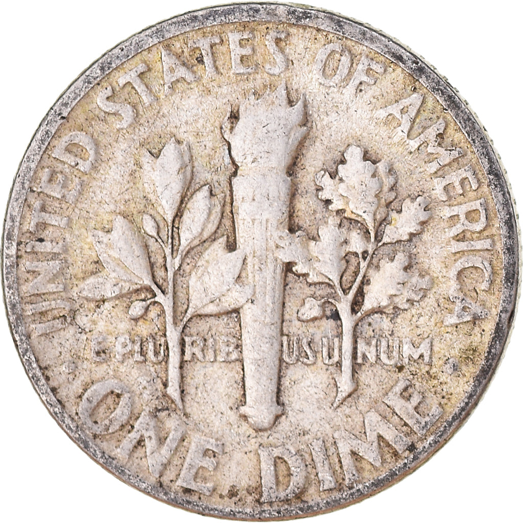 Moeda, Estados Unidos da América, Dime, 1951
