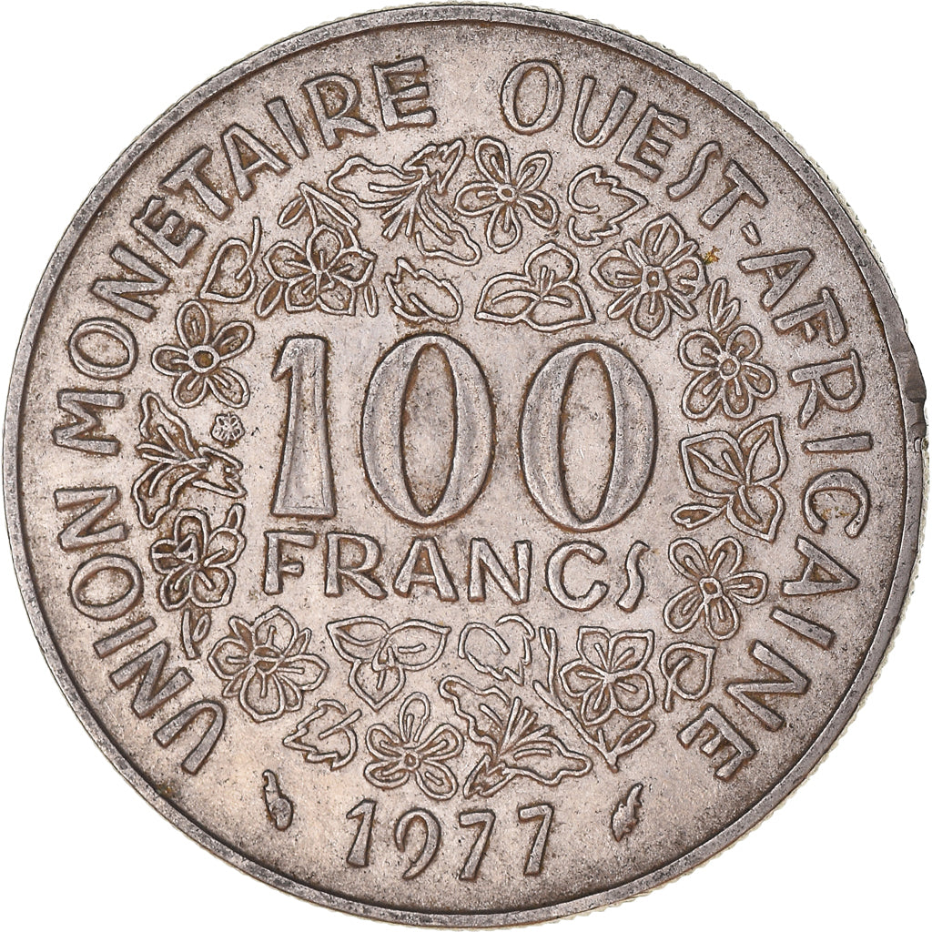 Moneda, Estados del África Occidental, 100 Francs, 1977
