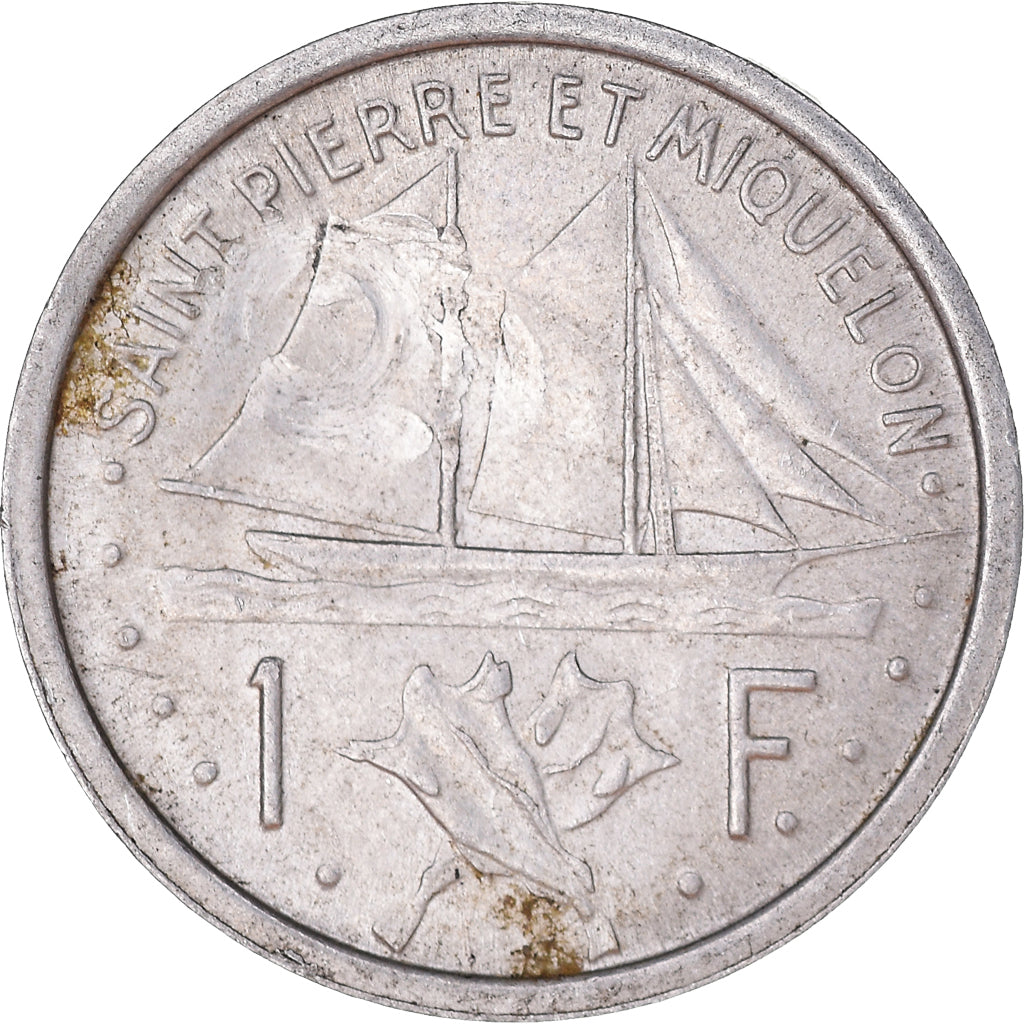 Moeda, São Pedro e Miquelão, 1 Franc, 1948