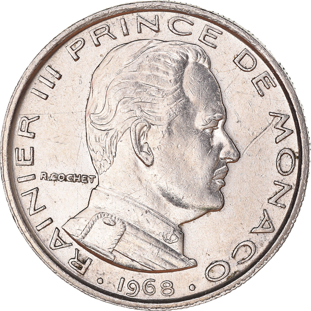 Moneta, Monaco, Franc, 1968