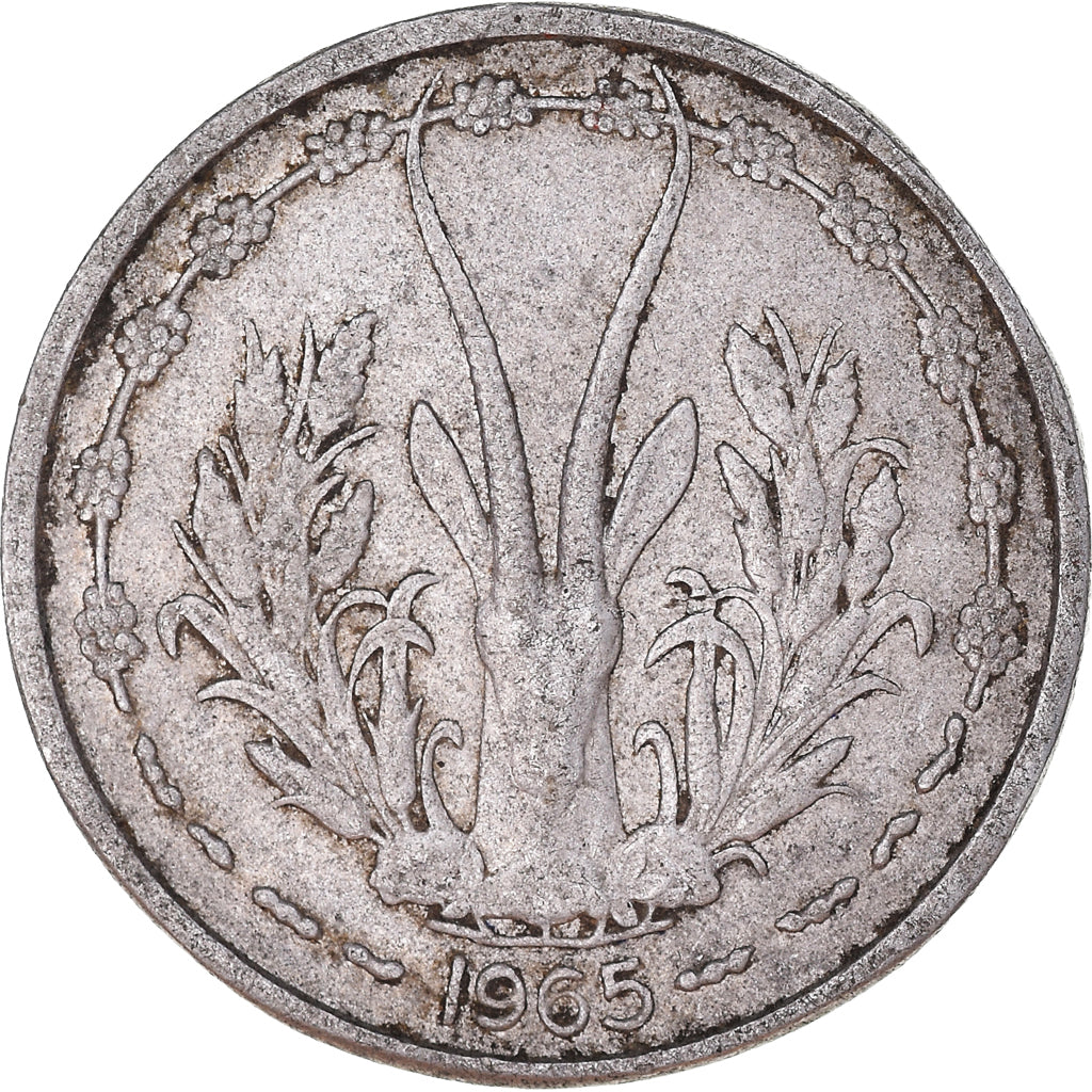Moneda, Estados del África Occidental, Franc, 1965