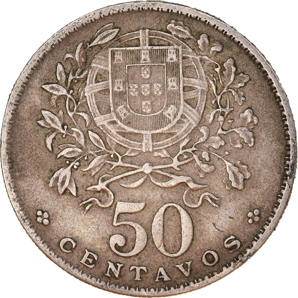 Münze, Portugal, 50 Centavos, 1964