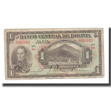 Banconote, Bolivia, 1 Boliviano, 1928, 1928-07-20, KM:118a, B+