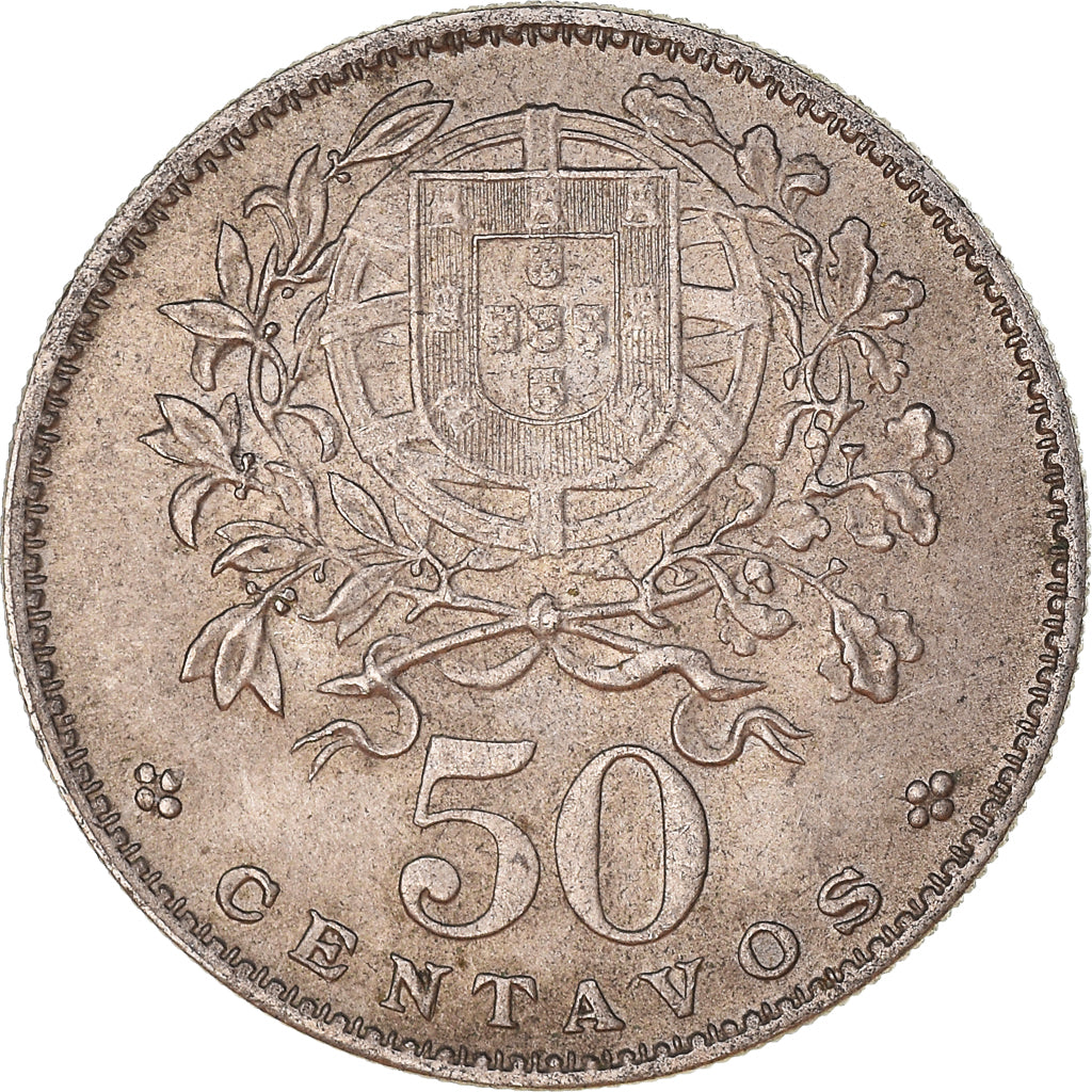 Münze, Portugal, 50 Centavos, 1968