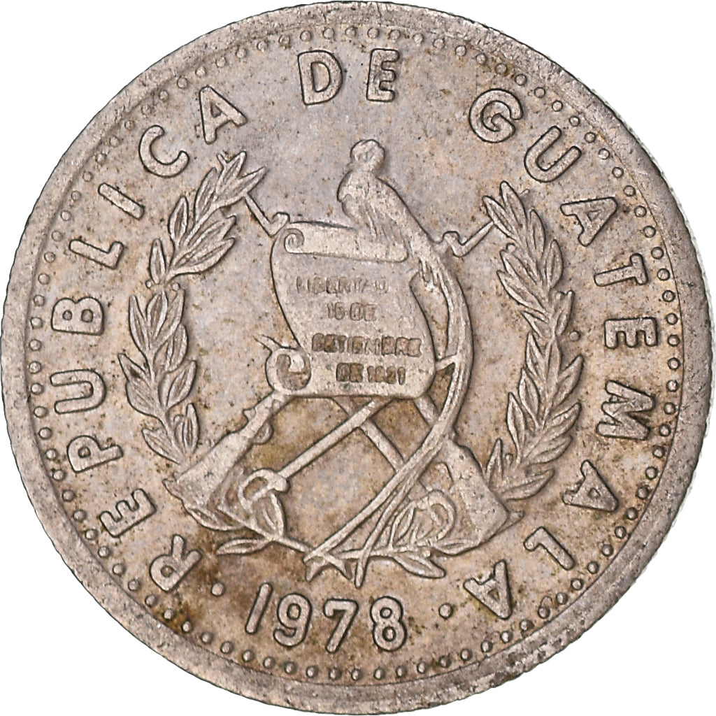 Moneda, Guatemala, 5 Centavos, 1978
