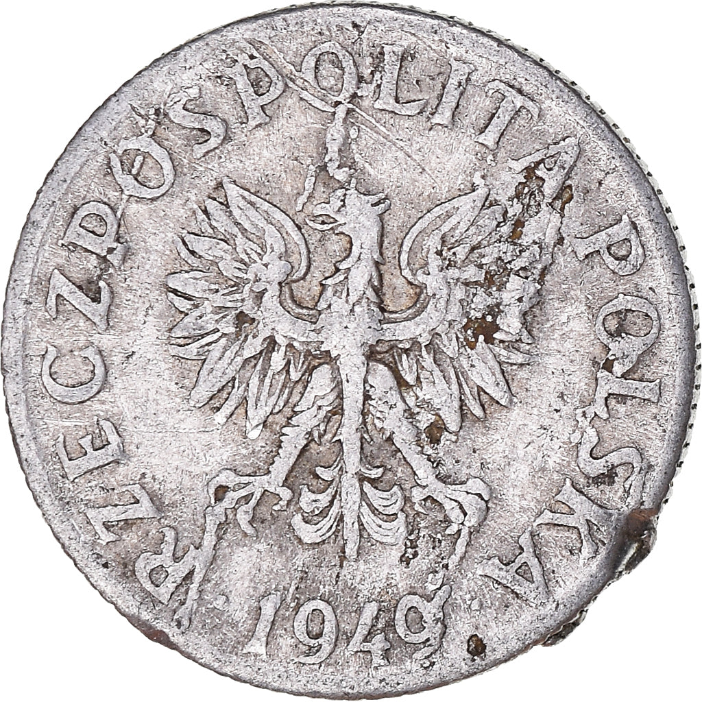 Coin, Poland, 2 Grosze, 1949