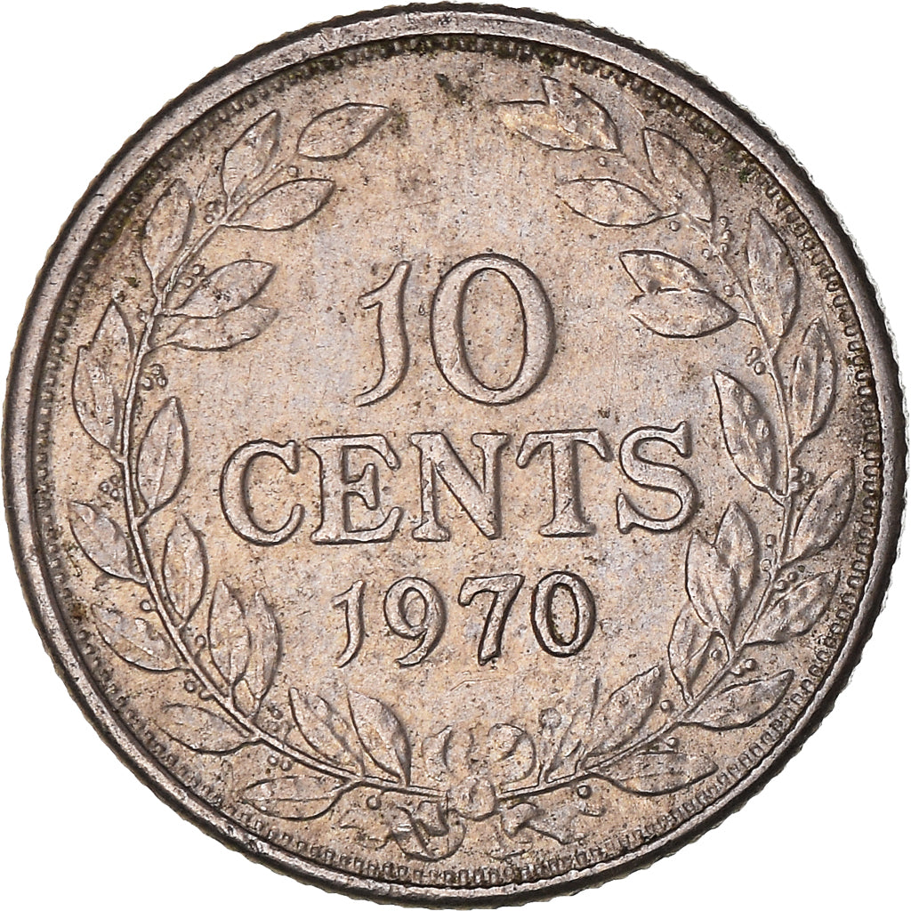 Moneta, Liberia, 10 Cents, 1970